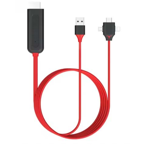 Bilişim Burada ZR18 3 İN 1 USB TO HDMI KABLO