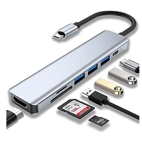 Bilişim Burada ZR36 TYPE-C 7 PORT CONNECTOR