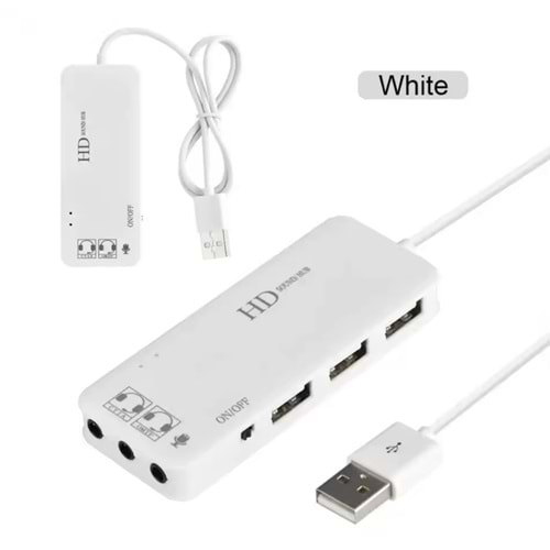 Bilişim Burada ZR100 USB SES KARTI/USB ÇOKLAYICI