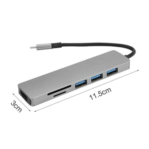 AİRSKY HC74C 6 İN 1 HDMI ÇEVİRİCİ