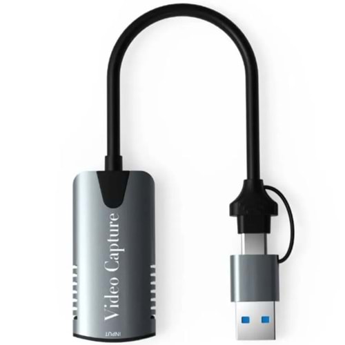 Bilişim Burada ZR205 HU04A TYPE-C 2 İN 1 USB VİDEO CAPTURE