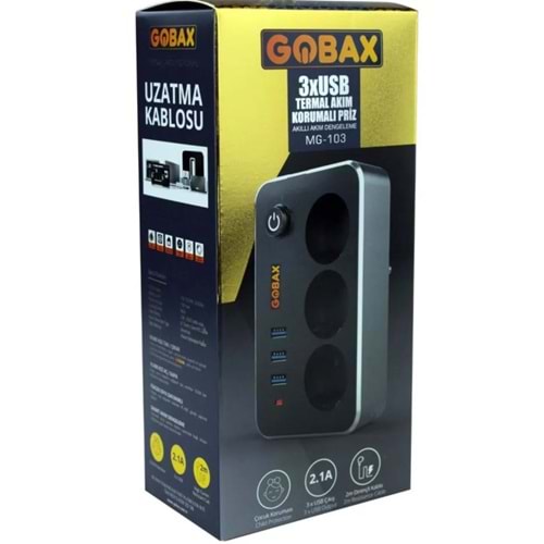 GOBAX MG-103 AKIM KORUMALI PRİZ
