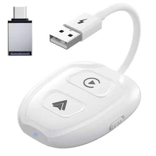 Bilişim Burada ZR548 LİGHTNİNG WİRELESS CARPLAY DONGLE