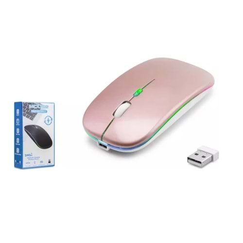 Bilişim Burada ZR215 CBA100 RGB ROSE GOLD ŞARJLI MOUSE
