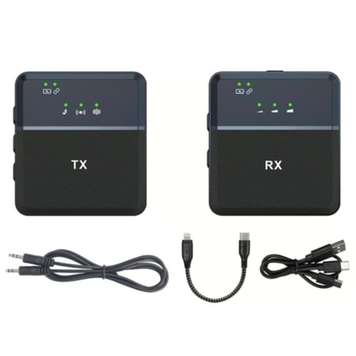Bilişim Burada ZR558 SX9 RX TX LİGHTNİNG TYPE-C AUX MİKROFON
