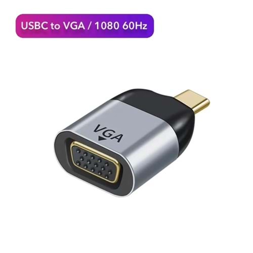 Bilişim Burada ZR587 S-1723 TYPE-C TO VGA ÇEVİRİCİ