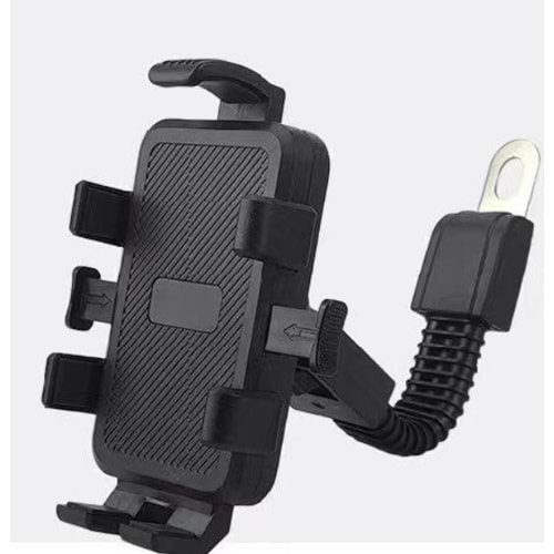 Bilişim Burada ZR661 BY555D MOTOSİKLET AYNA TELEFON TUTUCU