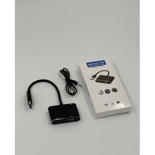 Bilişim Burada ZR702 USB HDMI+VGA+AUX ÇEVİRİCİ