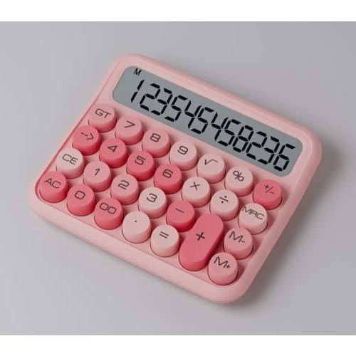 Bilişim Burada ZR739 JN-800 JUNNO PEMBE HESAP MAKİNESİ