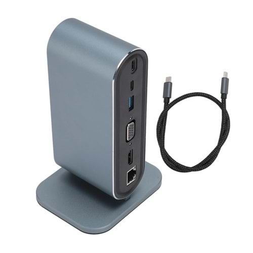 Bilişim Burada ZR773 TYPE-C SUPPORT 4K 12 İN 1 DOCK MODEL PD STATİON