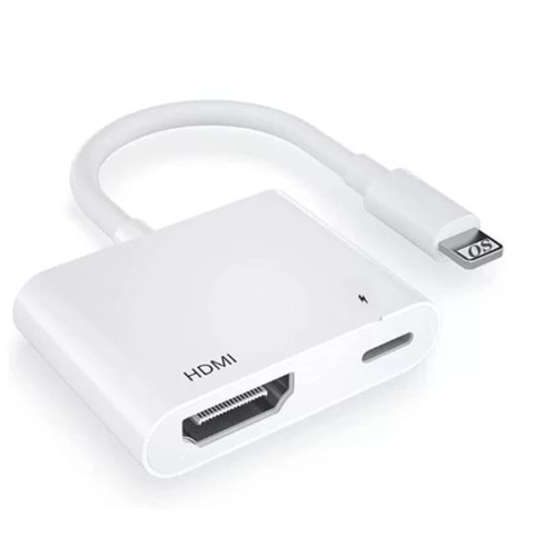 Bilişim Burada ZR777 PRO L8 3SE LİGHTNİNG HDMI DİGİTAL AV ADAPTÖR