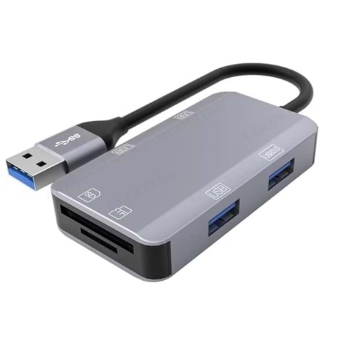 Bilişim Burada ZR786 6 İN 1 NK-3049HD USB-A MULTİ-FUNCTİON ÇEVİRİCİ
