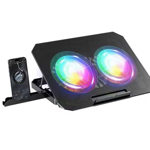 Bilişim Burada ZRN33 2 FANLI STANDLI RGB LAPTOP SOĞUTUCU