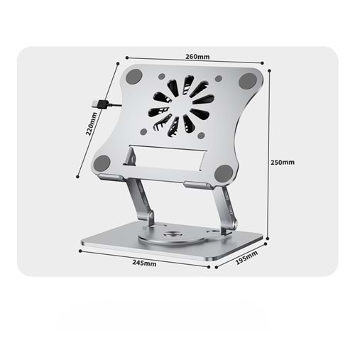 ZR986 6.1 STAND DÖNERLİ FANLI