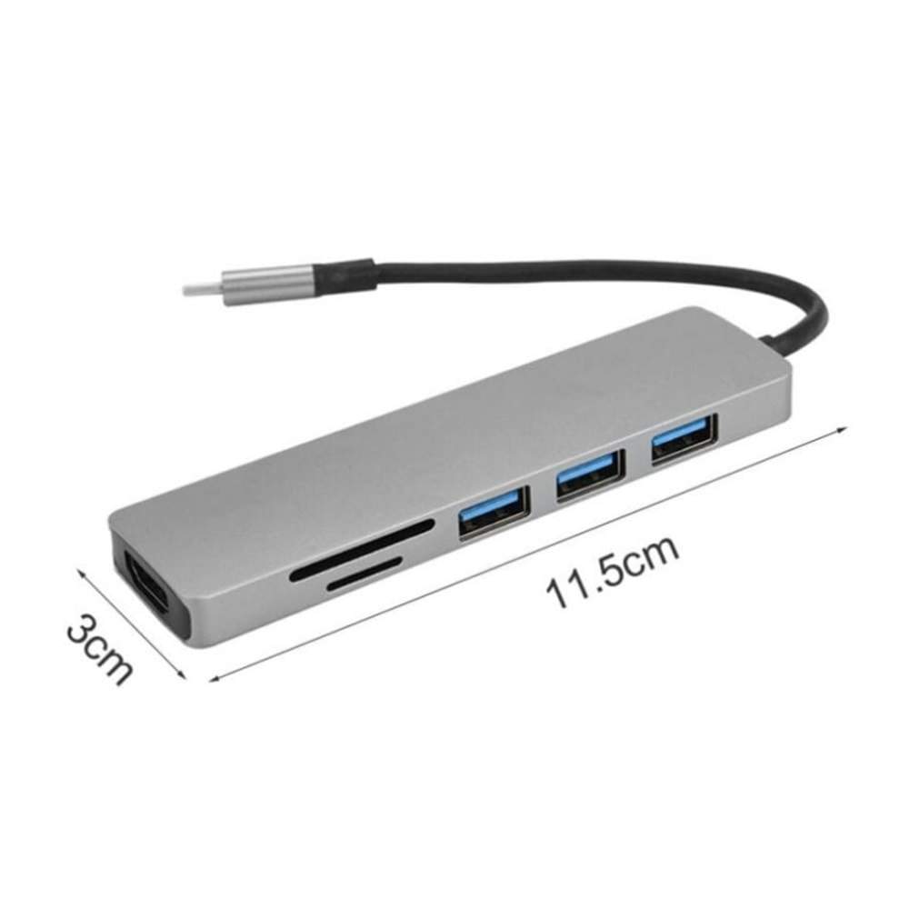 AİRSKY HC74C 6 İN 1 HDMI ÇEVİRİCİ