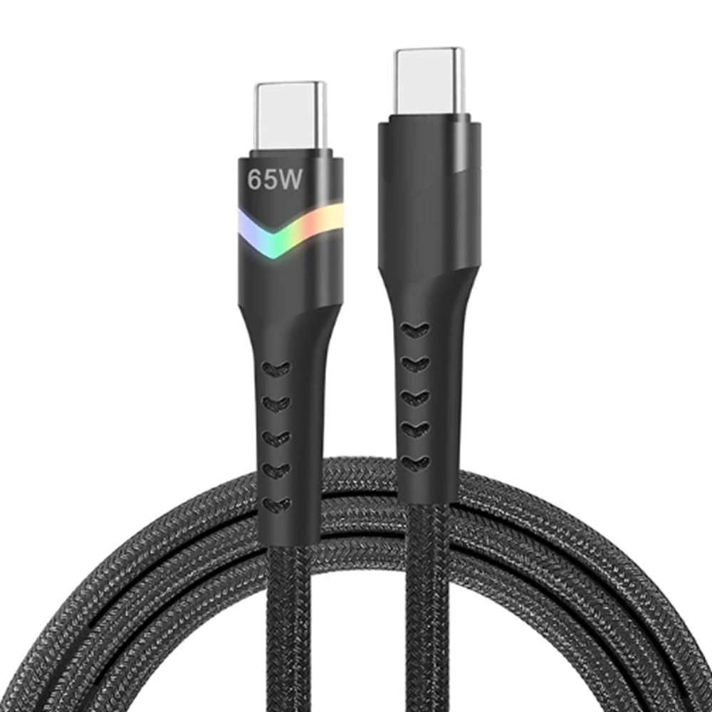 ONEZERO ZR537 TYPE-C TO TYPE-C 65W KABLO