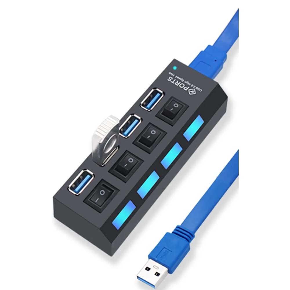 ONEZERO ZR579 4 PORT USB 3.0 HUB ANAHTARLI
