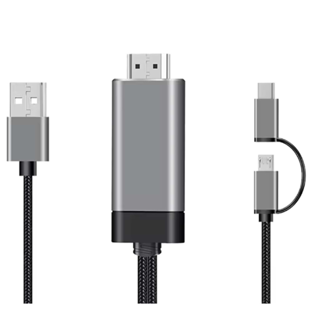 MİRASCREEN ZR775 LD36 3 İN 1 USB TO HDTV CABLE GÖRÜNTÜ AKTARICI