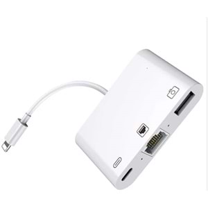 ONEZERO ZR461 NK107 LİGHTNİNG ÇOKLU ETHERNET ADAPTÖR