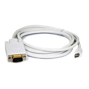 ONEZERO ZR137 MİNİ DP TO VGA ÇEVİRİCİ KABLO 3 M