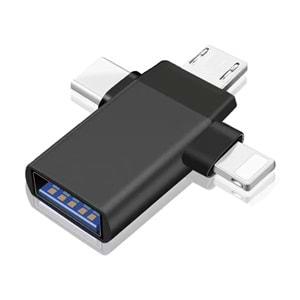 ONEZERO ZR172 SİYAH T OTG ÇOĞALTICI APARAT
