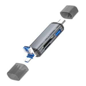 ONEZERO ZR286 ADS307 3 IN 1 TYPE-C CARD READER