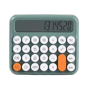 ONEZERO ZR741 JN-800 JUNNO YEŞİL HESAP MAKİNESİ
