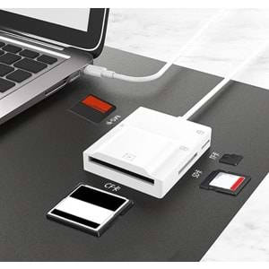 ONEZERO ZR780 NK-3057H TYPE-C 3.0 4 İN 1 CARD READER