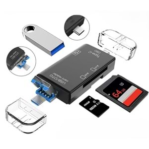 ONEZERO ZR826 ATUD-05 6 İN 1 OTG CARD READER