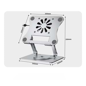 ZR986 6.1 STAND DÖNERLİ FANLI