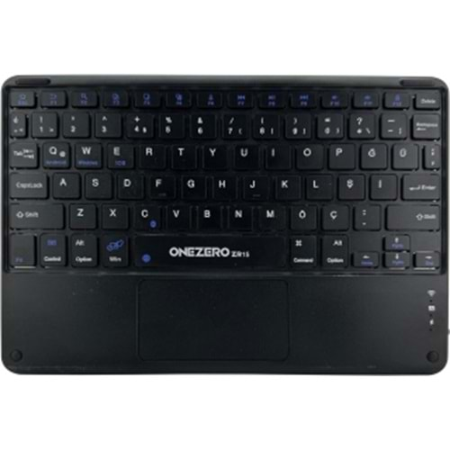 ZR15K BLACK ONEZERO BLUETHOOT KLAVYE TOUCHPAD BLACK