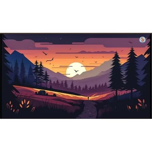 ONEZERO ZR912 GÜNBATIMI MOUSE PAD 70X30