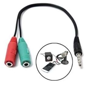 ONEZERO ZR84 AUX SES KABLOSU 1 ERKEK 2 DİŞİ