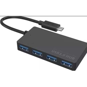 ONEZERO ZR424 SİYAH 103U3 TYPE-C USB 3,0 HUB