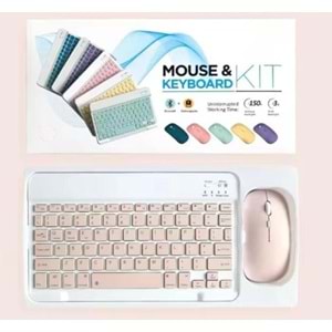 ONEZERO ZR20KM PEMBE KABLOSUZ KLAVYE MOUSE SET