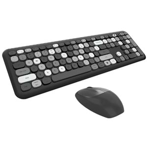 MOFİİ NO666 SİYAH GRİ KLAVYE MOUSE SET