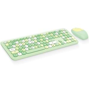 MOFİİ NO666 YEŞİL KLAVYE MOUSE SET
