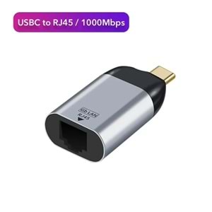 ONEZERO ZR586 S-1725 TYPE-C RJ45 GİGABİT ÇEVİRİCİ