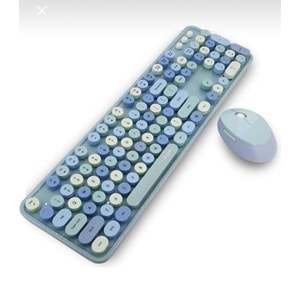 TR MOFİİ SWEET MAVİ KLAVYE MAUSE SET