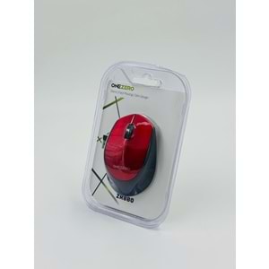 ONEZERO ZR880 KIRMIZI WİRELESS MOUSE